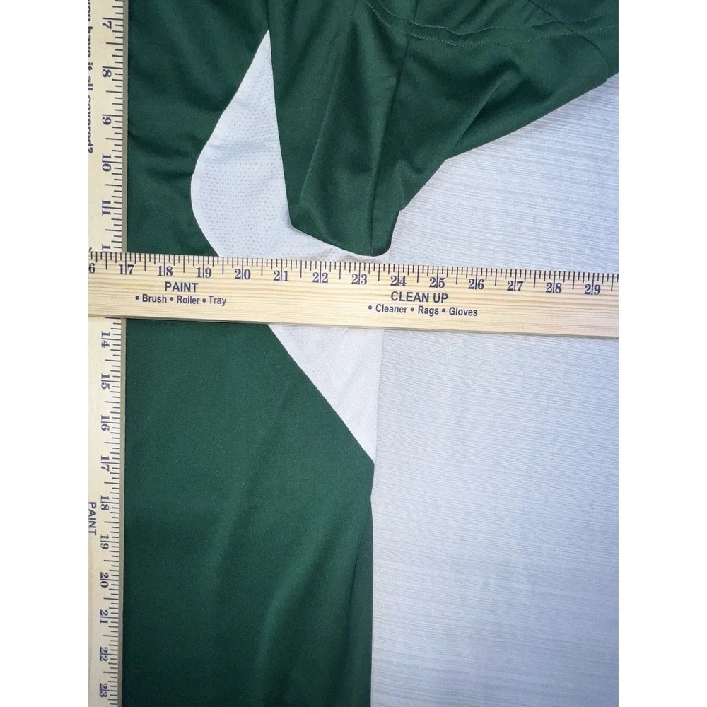 Notre Dame Polo Shirt Mens XL Green Adidas Climalite Adizero Fighting Irish Golf